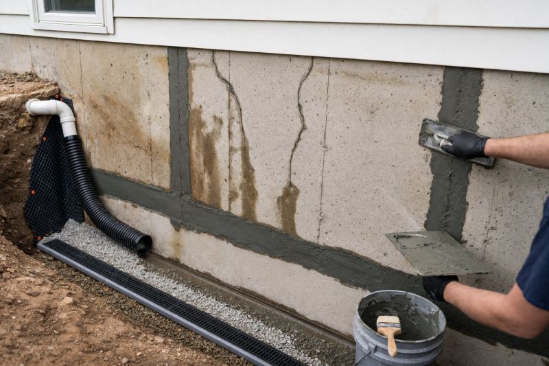 Basement Foundation Repair in Lusby, MD