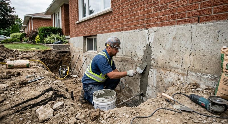 Basement Foundation Repair in Saint Leonard, MD