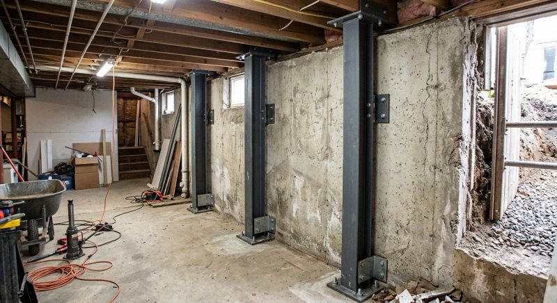 Basement Stabilization in Leonardtown, MD