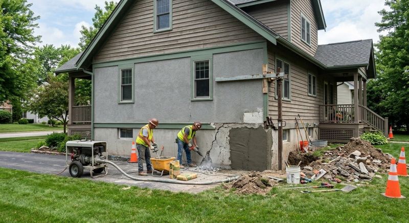 Building Foundation Repair in Kinsale, VA
