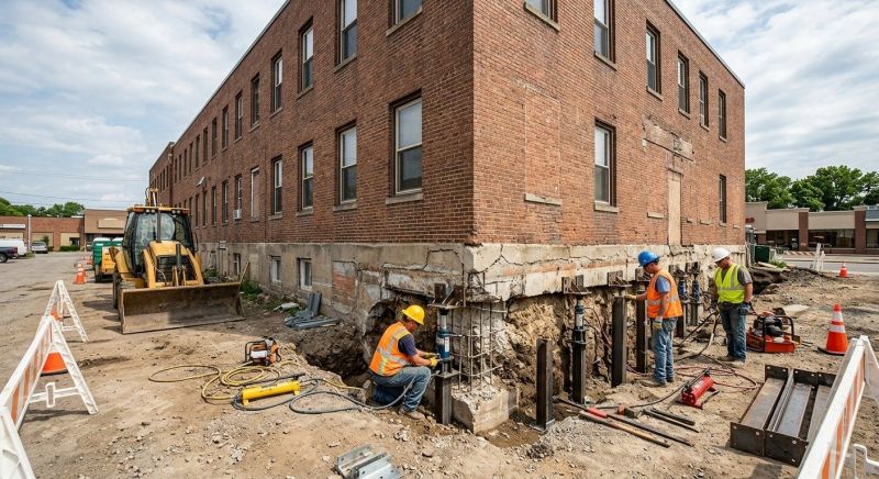 Commercial Foundation Repair in Leonardtown, MD