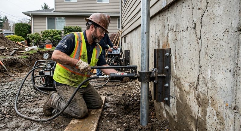 Concrete Foundation Leveling in Calvert County, MD