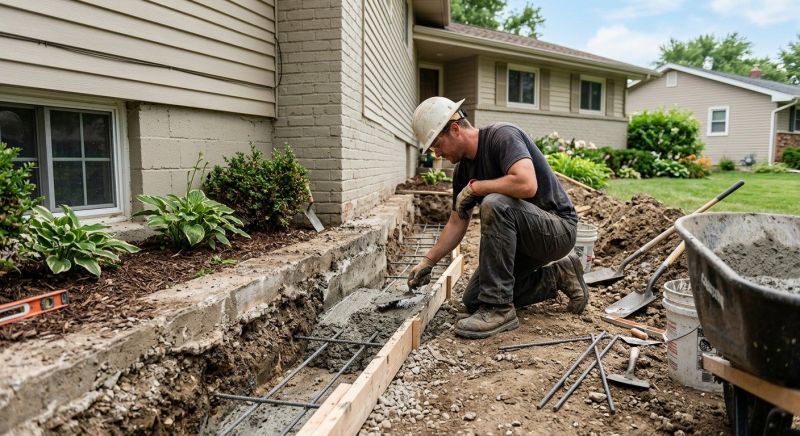 Concrete Foundation Repair in Lusby, MD