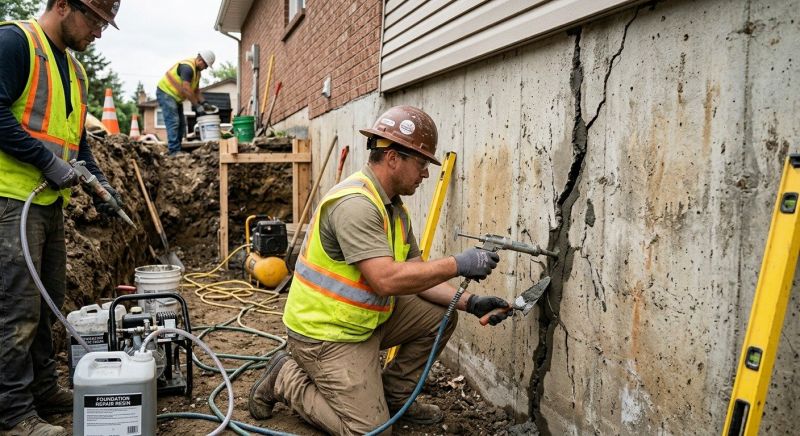Cracked Foundation Repair in California, MD