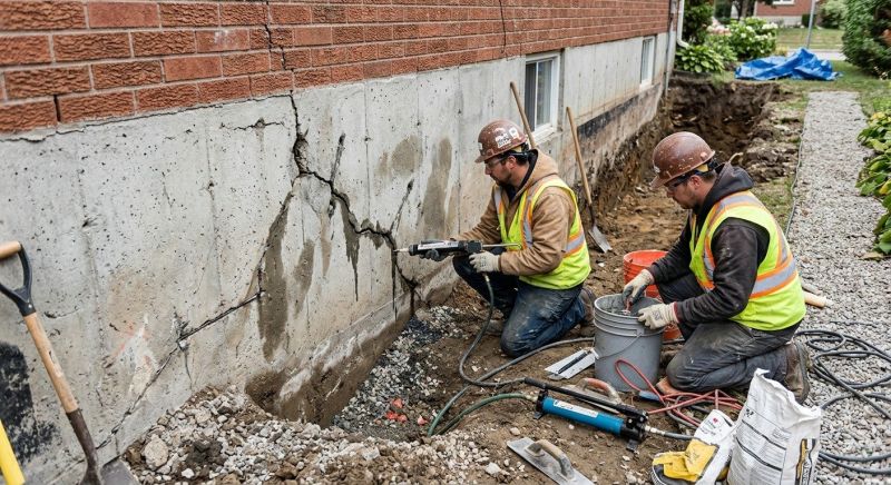 Cracked Foundation Repair in Hollywood, MD