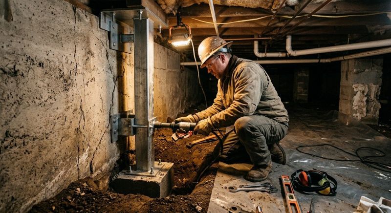 Crawlspace Foundation Repair in Hollywood, MD