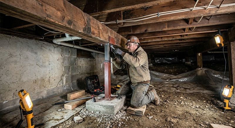Crawlspace Foundation Repair in Lusby, MD