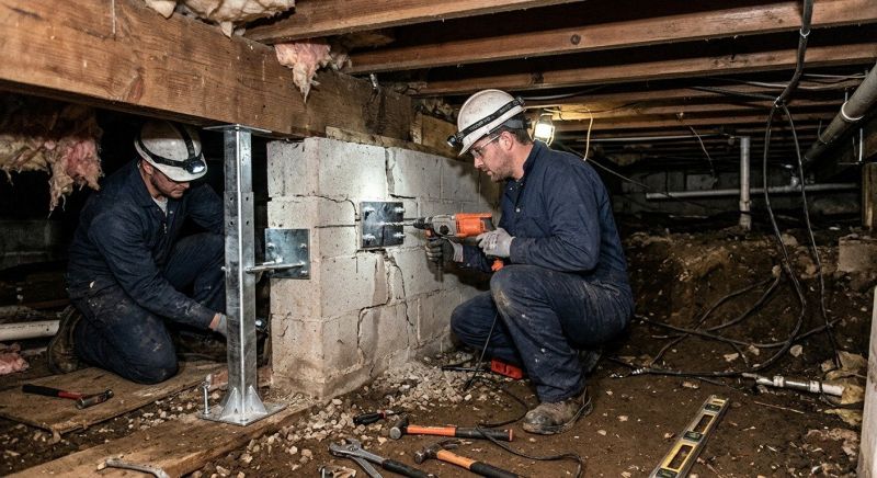 Crawlspace Foundation Repair in Mechanicsville, MD