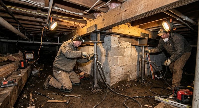 Crawlspace Foundation Repair in Newburg, MD
