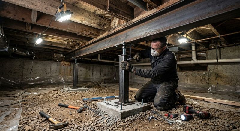 Crawlspace Structural Repair in Leonardtown, MD