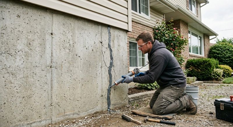 Foundation Crack Sealing in Leonardtown, MD