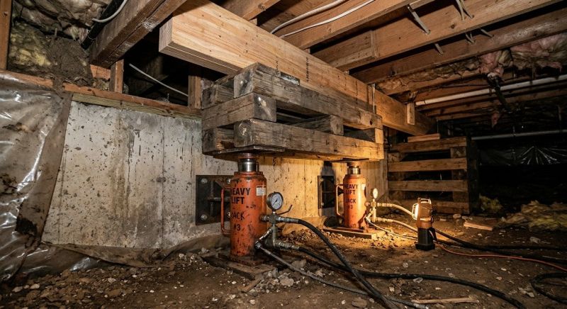 Foundation Jacking in Calvert County, MD