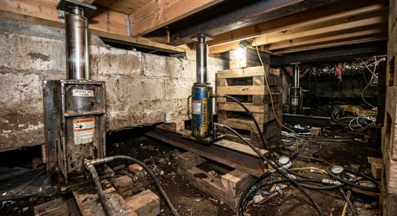 Foundation Jacking in Huntingtown, MD