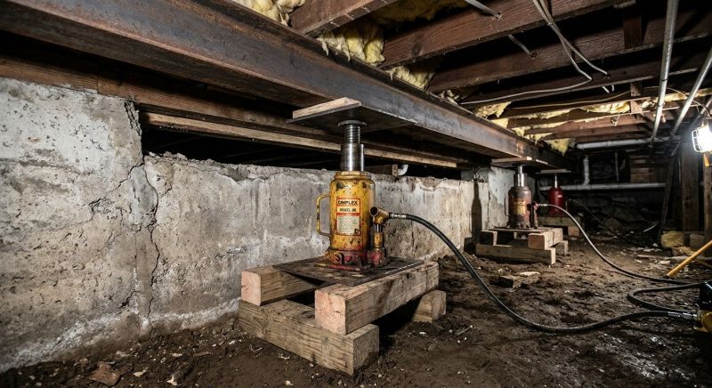 Foundation Jacking in Kinsale, VA