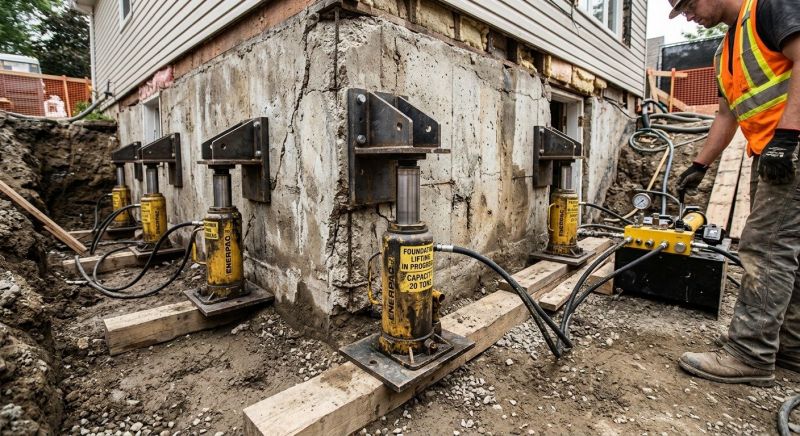 Foundation Jacking in Leonardtown, MD
