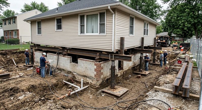 Foundation Lifting in Lusby, MD