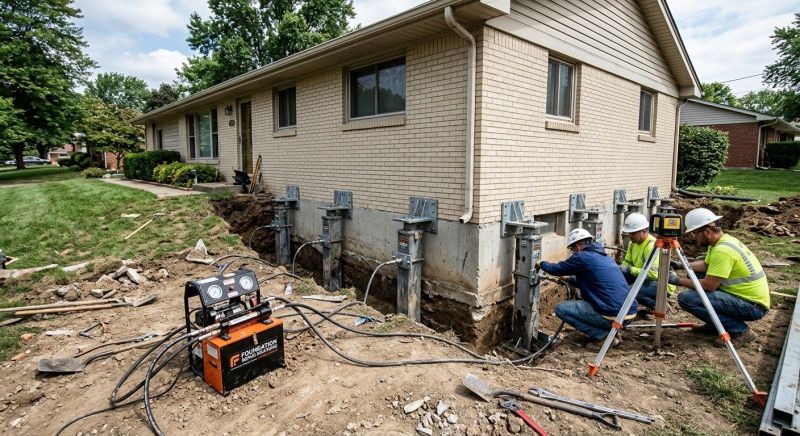 Foundation Pier Leveling in Leonardtown, MD