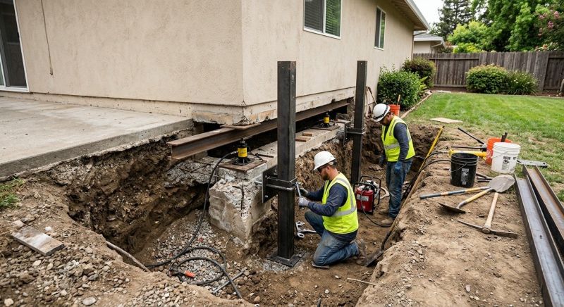 Foundation Pier Repair in Leonardtown, MD