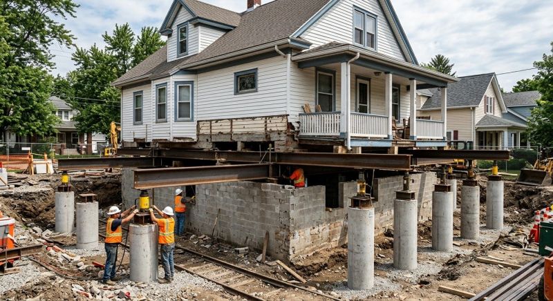 Foundation Raising in Kinsale, VA