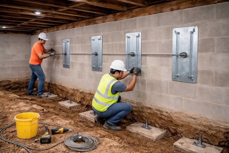 Foundation Stabilizing in Kinsale, VA