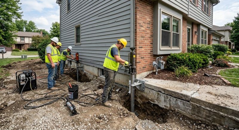 Foundation Stabilizing in Saint Leonard, MD
