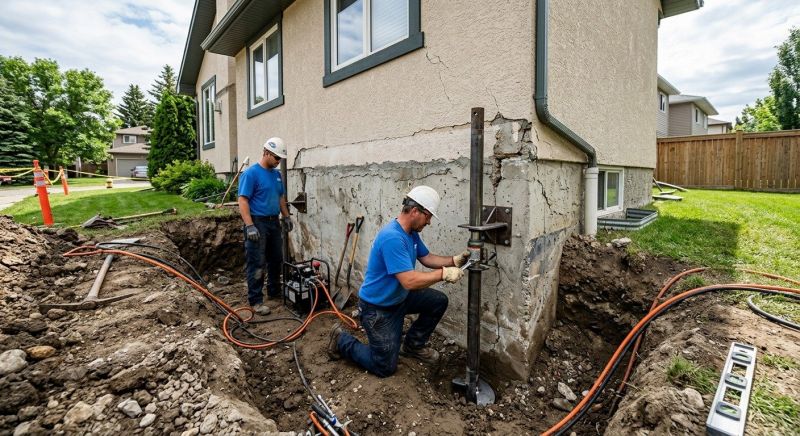 Helical Piers Installation in Leonardtown, MD