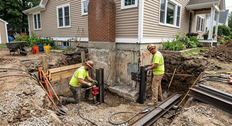 House Foundation Repair in Leonardtown, MD