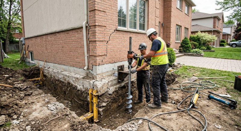 Sinking Foundation Repair in Hollywood, MD