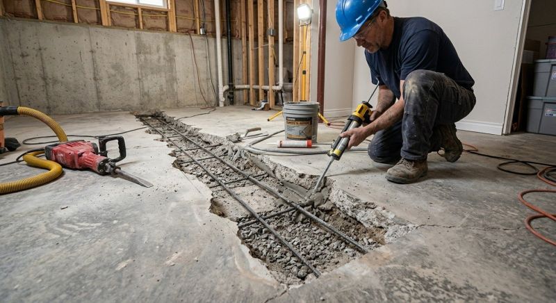 Slab Foundation Repair in Leonardtown, MD