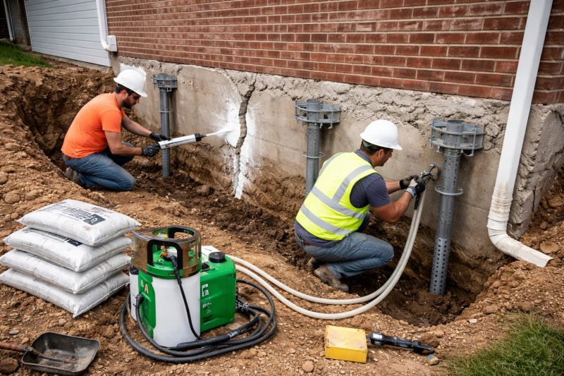 Structural Foundation Repair in Hollywood, MD