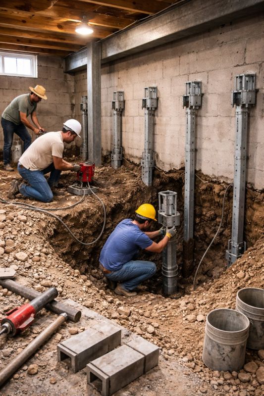 Structural Underpinning in Leonardtown, MD