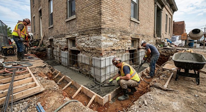 Structural Underpinning in Leonardtown, MD